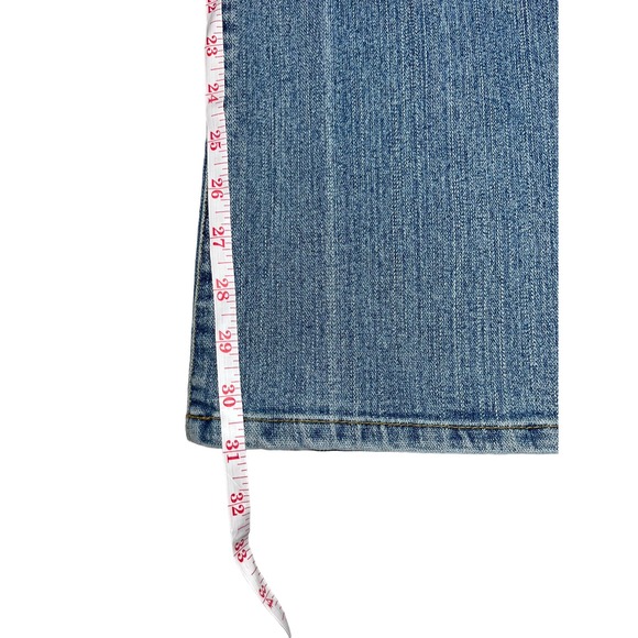 Wet Seal Vintage Y2K Low Waisted Flare Jeans Juniors Size 7 - Picture 9 of 10
